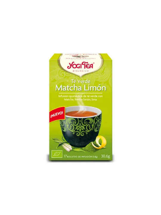 Yogi Tea Thé Vert Matcha Citron 17 sachets x 1,8g