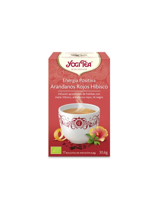 Yogi Tea Énergie Positive Myrtille Hibiscus 17 sachets