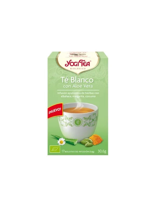 Yogi Tea Thé Blanc à l'Aloe Vera 17 sachets