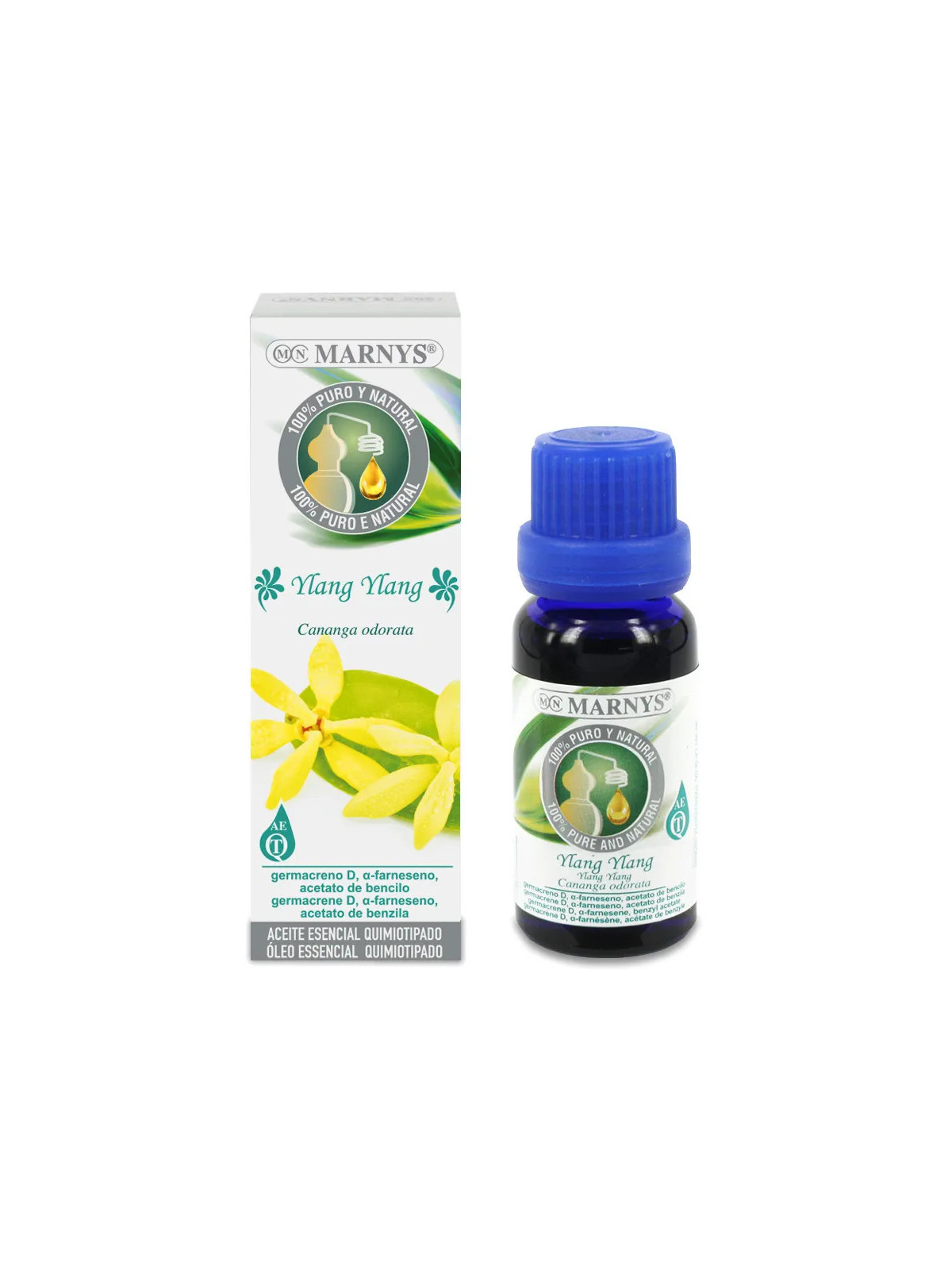 MARNYS Huile Essentielle Alimentaire d'Ylang Ylang 15ml