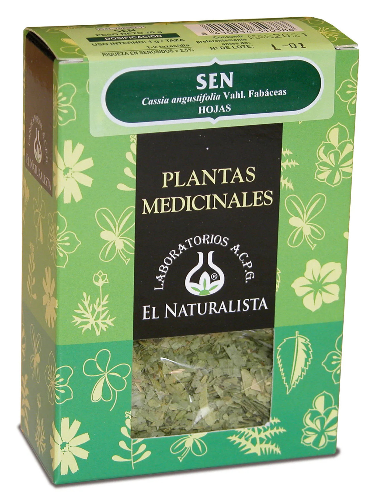 EL NATURAL Séné 70g Trociscos