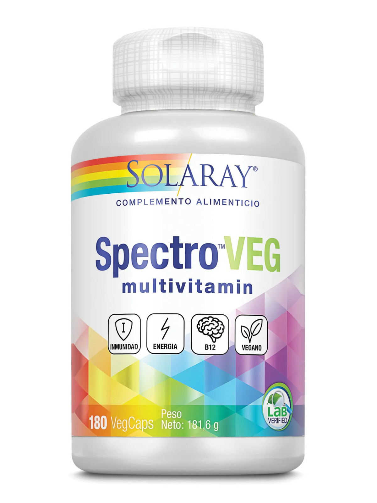 Solaray Spectro Vegetarian 180 Vcaps