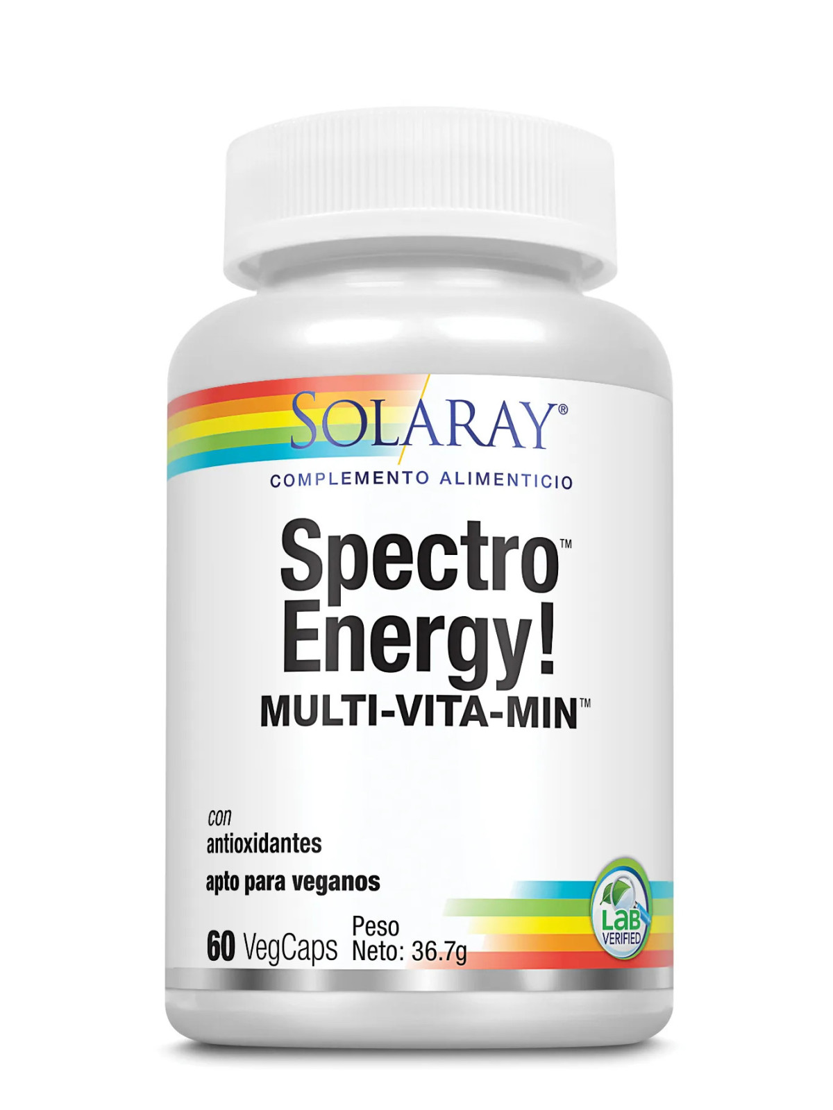 Solaray Spectro Energy 60 Capsules Végétales