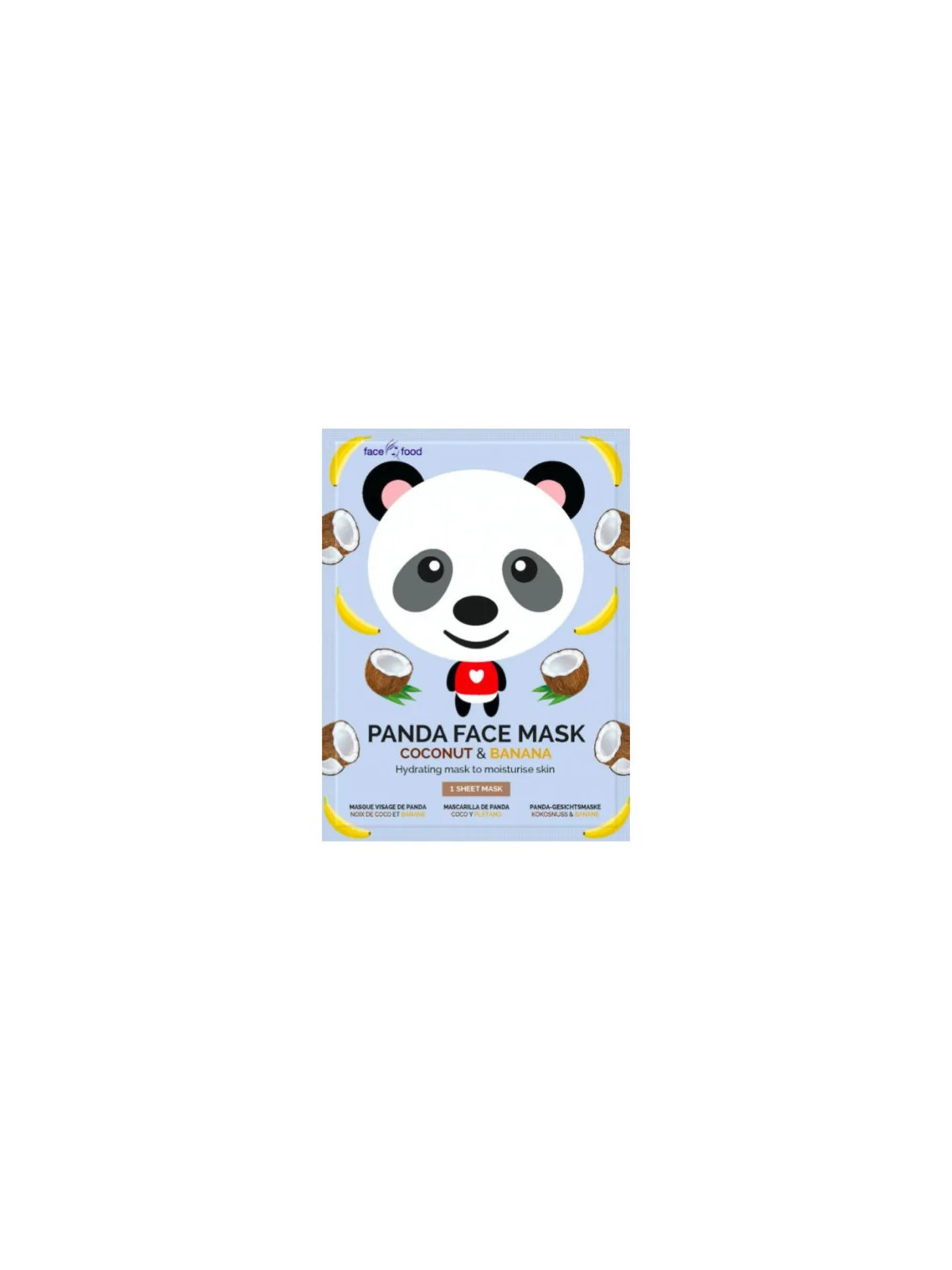 Montagne Jeunesse Masque Visage Panda 1 Unité