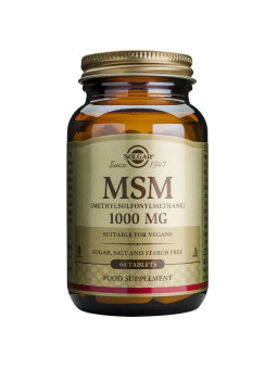 Solgar MSM 1000mg 60 Comprimés