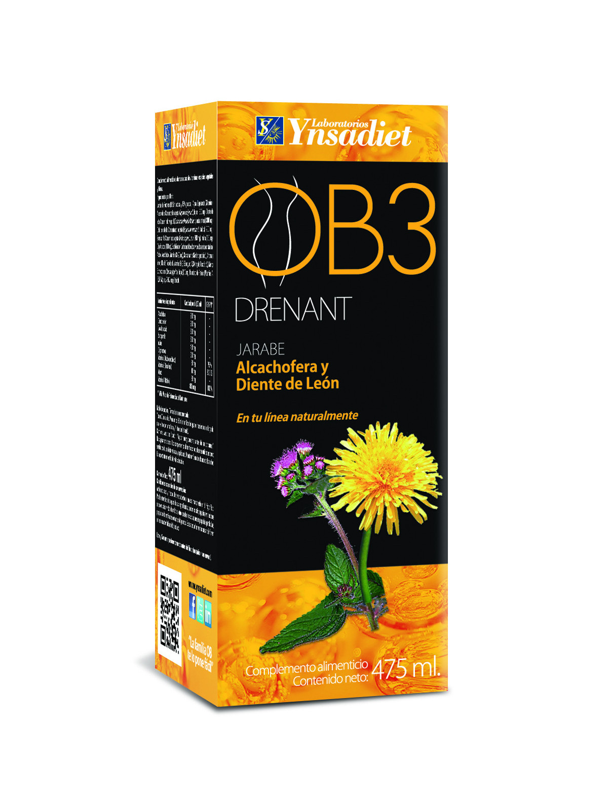 Ynsadiet OB 3 Drainant 475ml