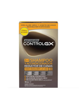 Just For Men Control GX Shampooing Réducteur de Cheveux Gris 2-en-1 118ml