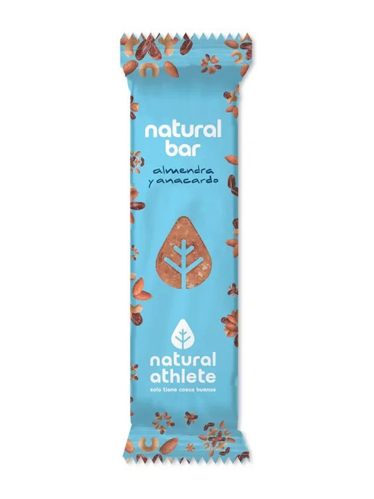 Natural Athlete Barre Énergétique Amande et Noix de Cajou Bio