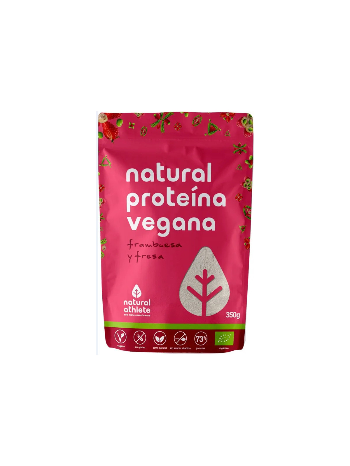 Natural Athlete Protéine Végane Fraise et Framboise Bio 350g