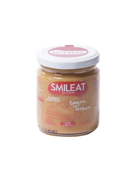 Smileat Petit Pot Bio Veau aux Légumes 230g