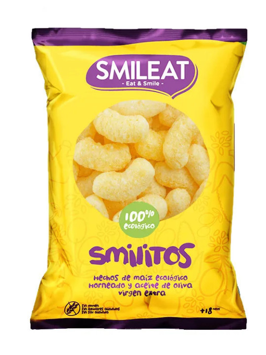 Smileat Smilitos Snacks de Maïs Écologiques 38g