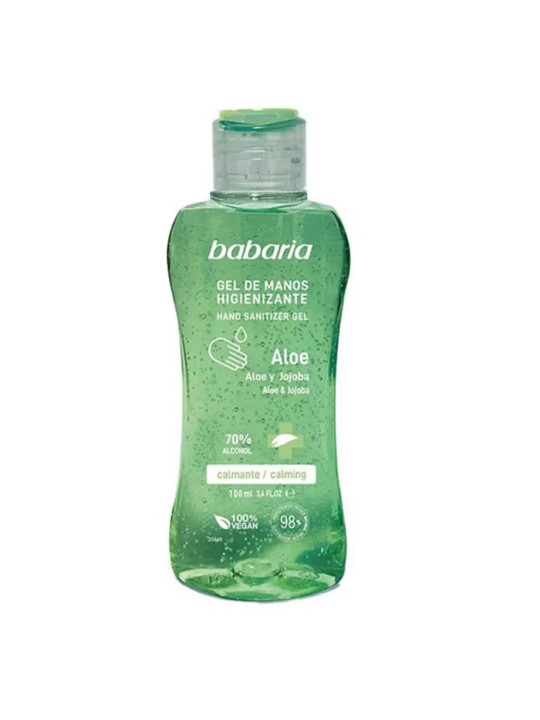 Babaria Gel Mains Désinfectant Aloe Vera 70% Alcool 100ml