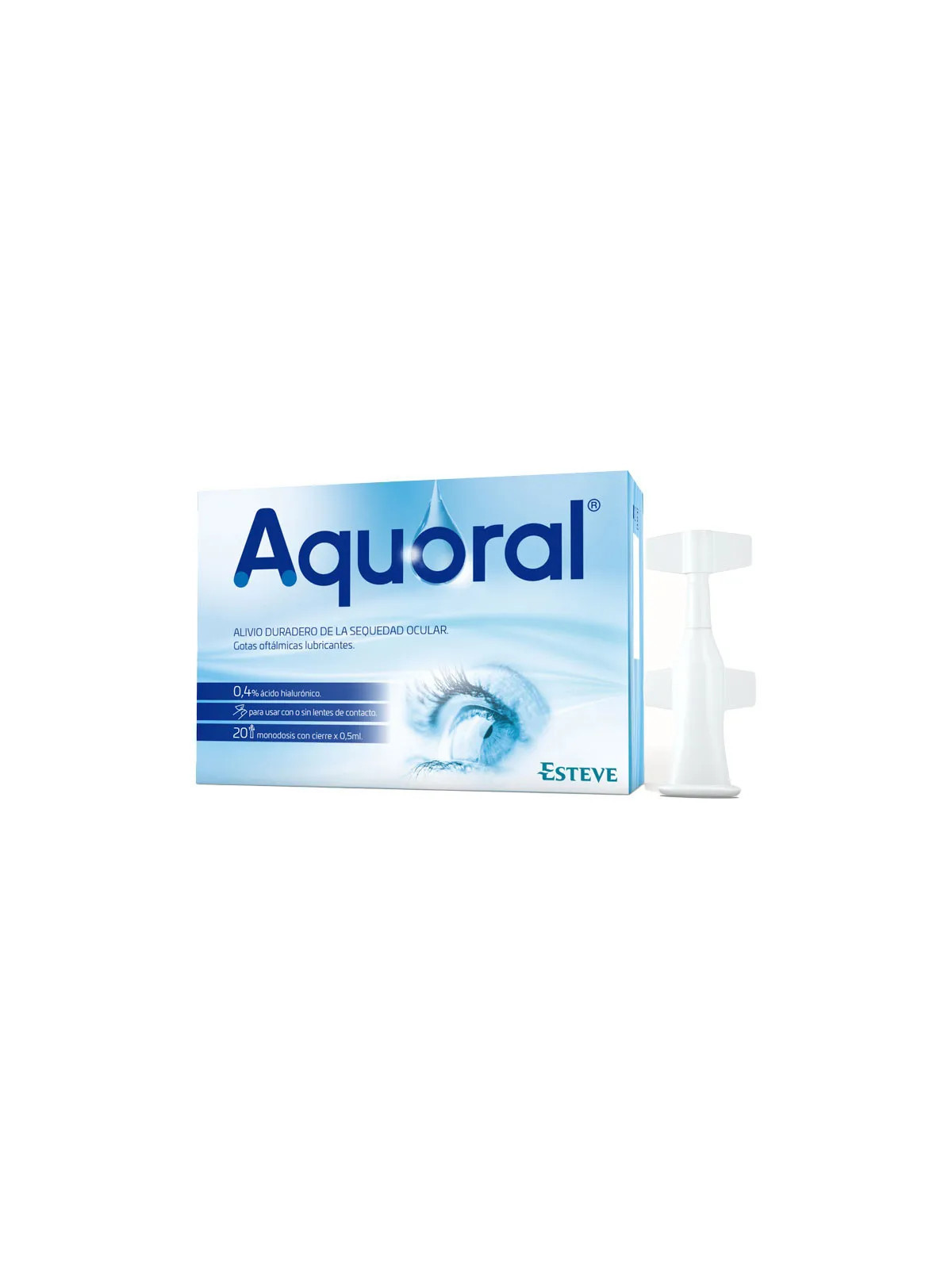 Esteve Aquoral Gouttes Ophtalmiques 20 x 0,5ml