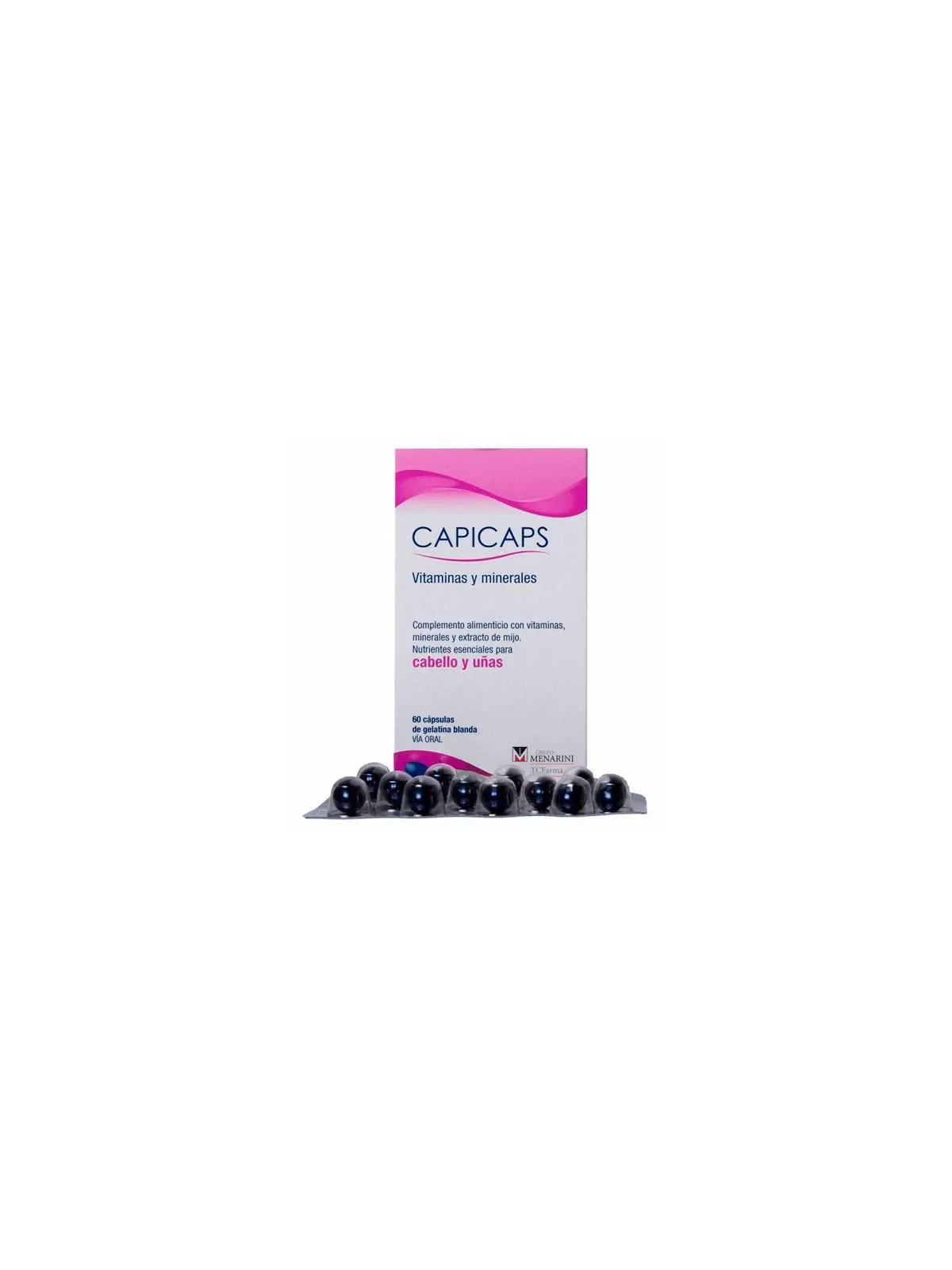 Menarini Capicaps Cheveux et Ongles 60 Capsules