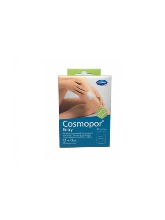 Cosmopor Entry Pansement Adhésif Stérile 7,2x5cm 10 Unités