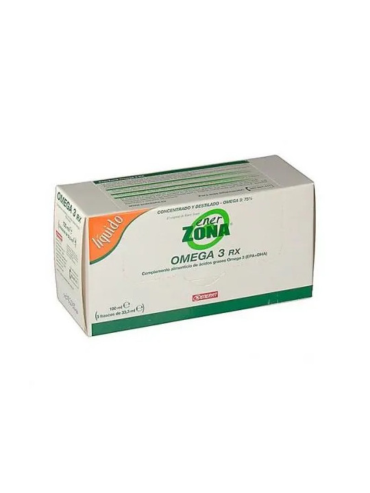 Enervit Enerzona Omega 3 RX Huile de Poisson 3 Flacons x 33,3g
