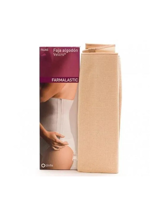 Farmalastic Ceinture Lombaire Beige Velcro Taille 3
