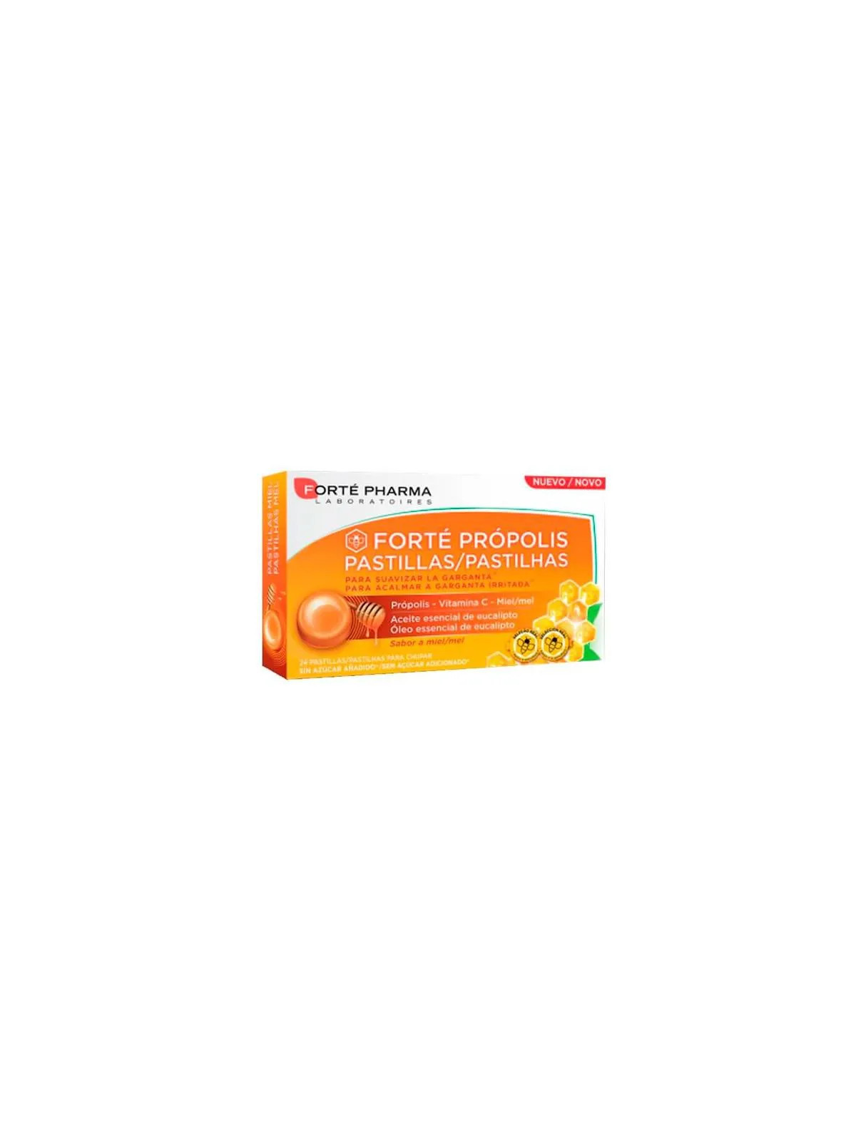 Forté Pharma Propolis Miel 24 Pastilles