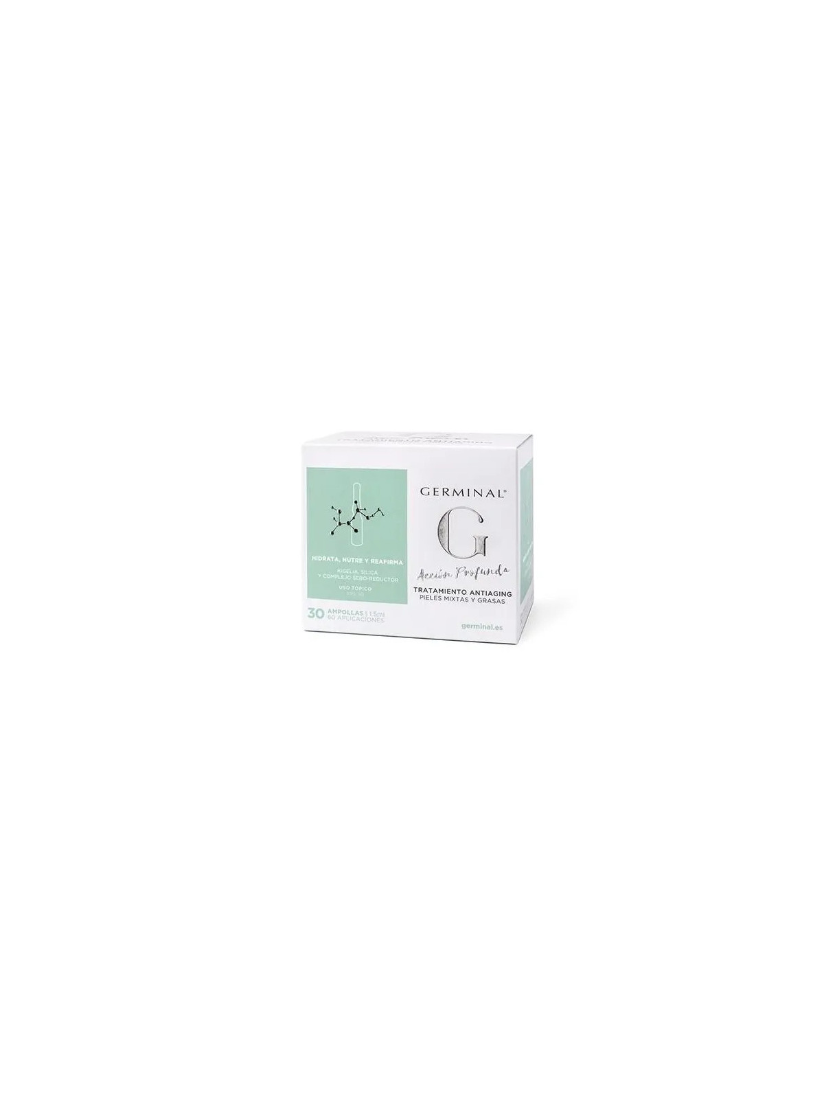 Germinal Action Profonde Anti-Âge Peaux Mixtes et Grasses 30 Ampoules