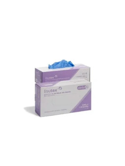 Lisutex Gants en Nitrile Sans Poudre Taille Moyenne 100 Unités