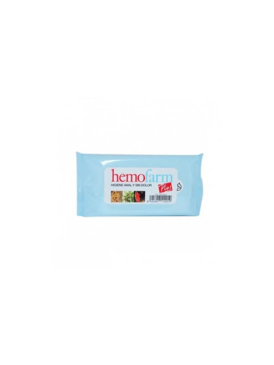Hemofarm Plus Lingettes Humides 20 Sachets Individuels