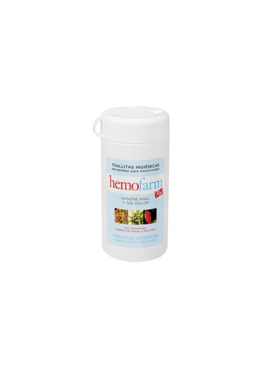 Hemofarm Plus Lingettes Hémorroïdaires Boîte 60 Unités