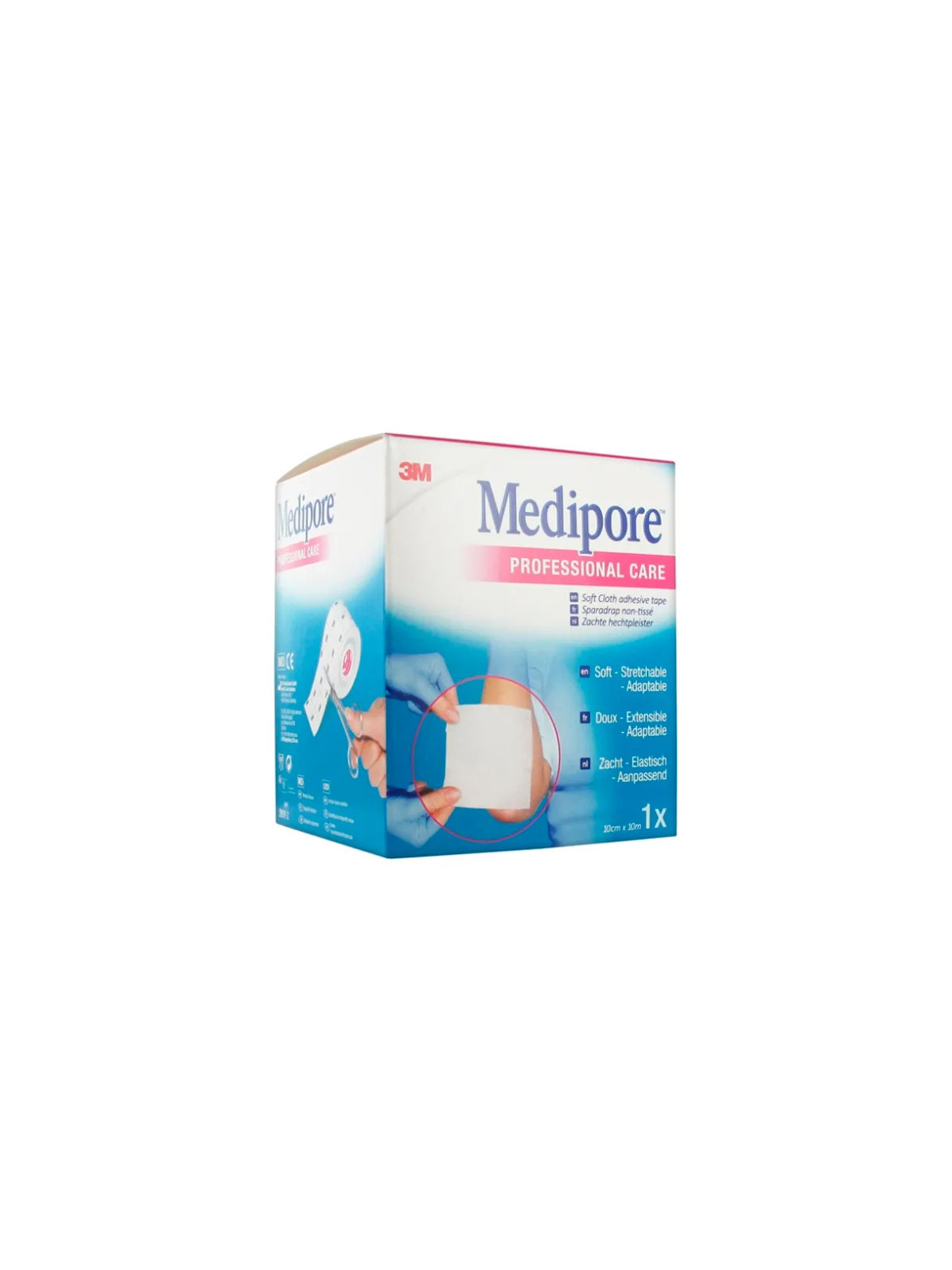 3M Medipore Sparadrap Non Tissé 10cm x 10m
