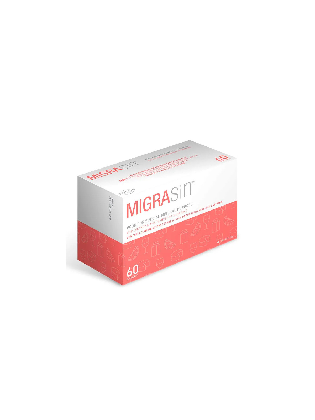 Vpharma Migrasin 60 Capsules