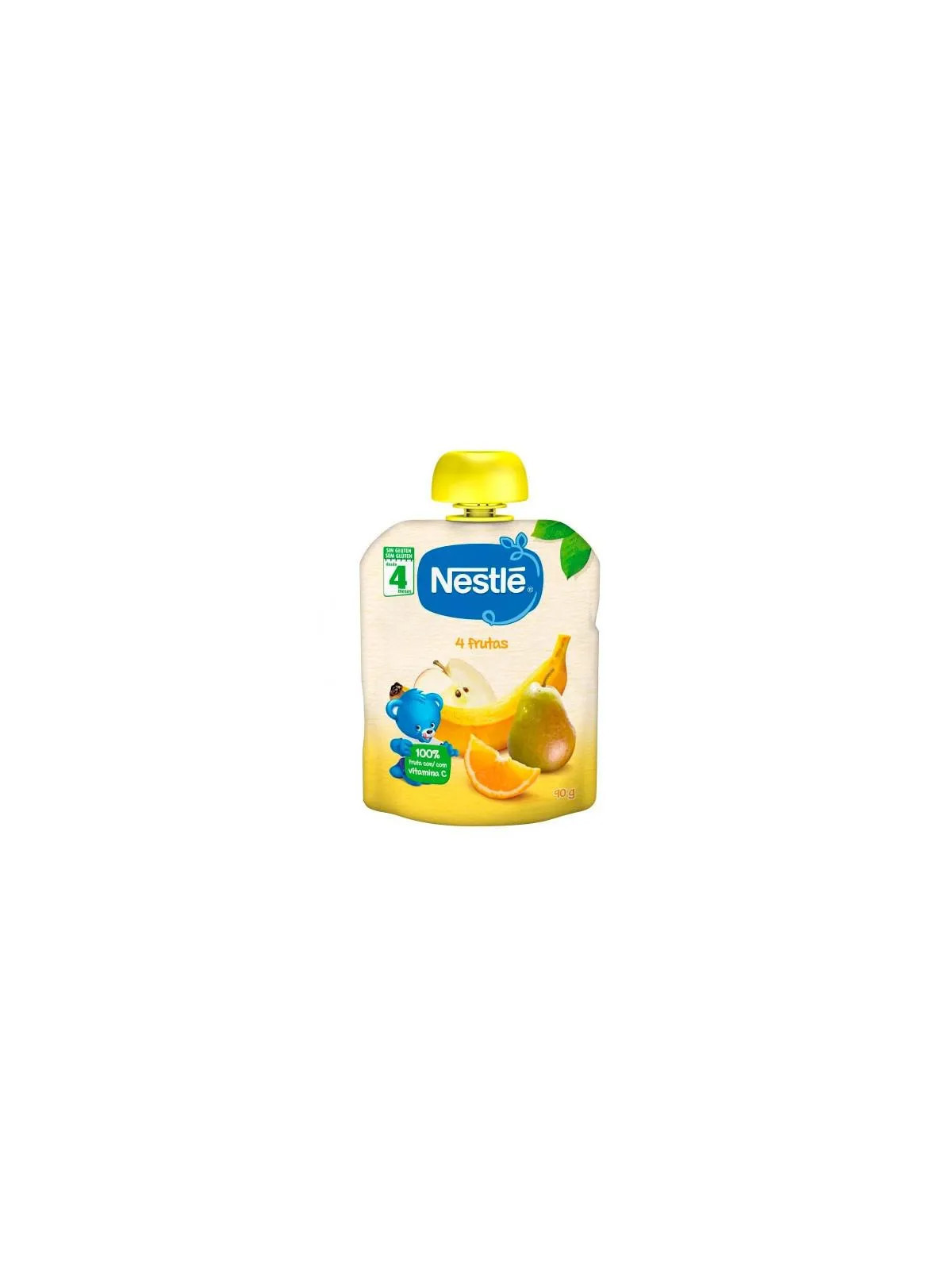 Nestlé Naturnes Purée 4 Fruits dès 6 Mois 3x90g