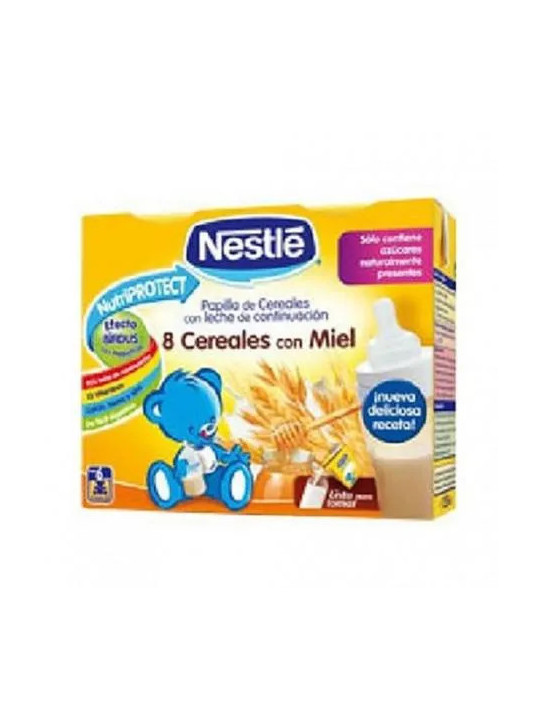 Nestlé Pyjama Lait et Céréales au Miel 2x250ml