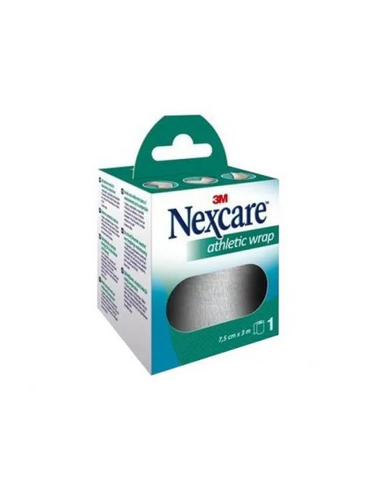 Nexcare Bande Élastique Cohésive Blanche 3 m x 7,5 cm