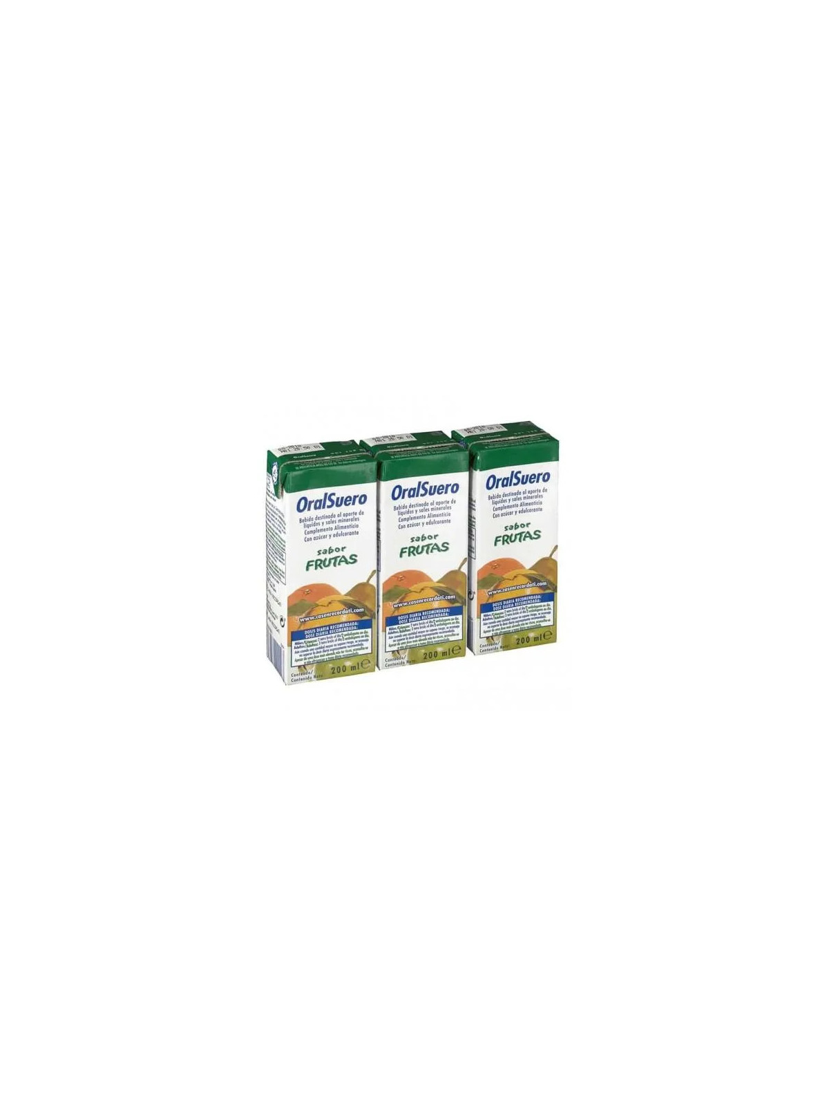 Bioral Casen Oralsuero Fruits Brique 200ml Pack de 3 Unités