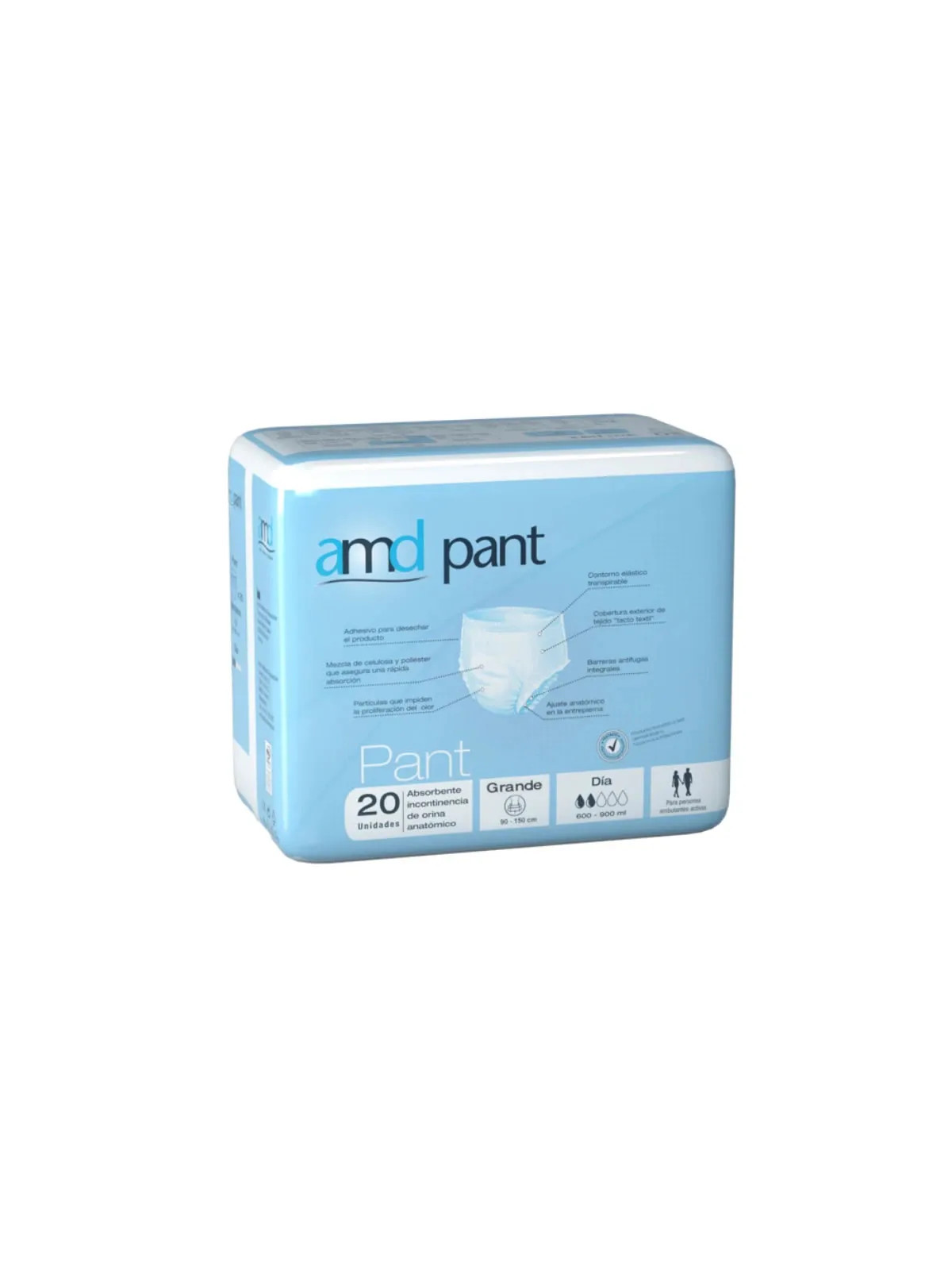 AMD Protège-Slip Absorbant Jour Grande Taille 40 Unités