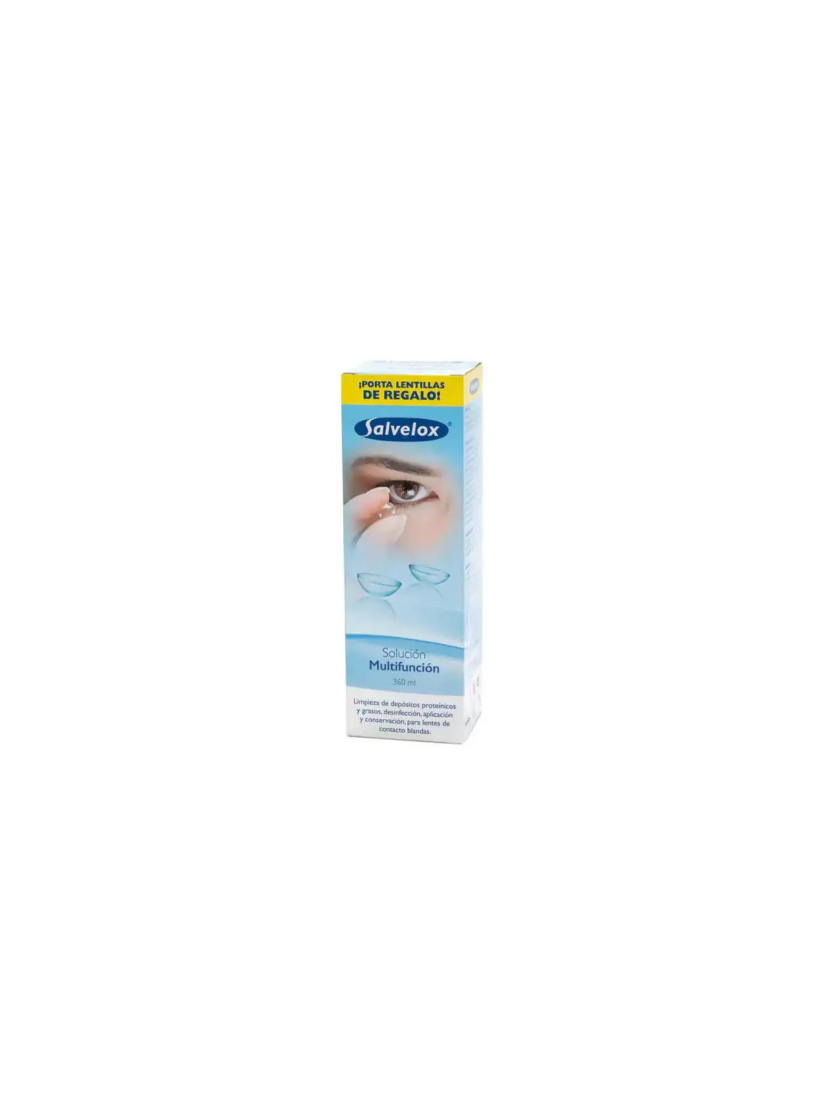 Salvelox Solution Multifonction pour Lentilles de Contact
