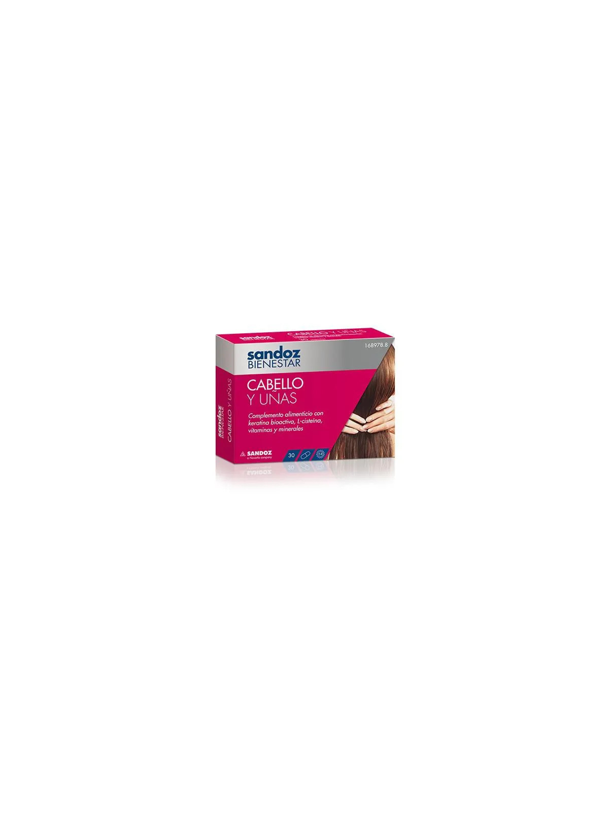 Sandoz Bienestar Cheveux et Ongles 30 Capsules