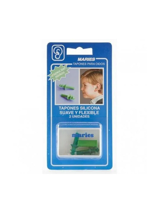 Maries Bouchons d'Oreilles en Silicone Enfants 2 Pièces