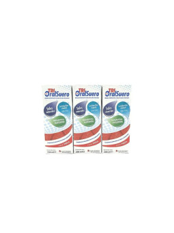 Bioral Trioralsuero Fraise Pack 3 Briques x 200ml