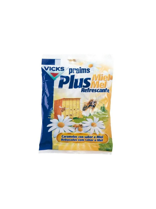 Vicks Praims Plus Miel Bonbons Rafraîchissants 72g