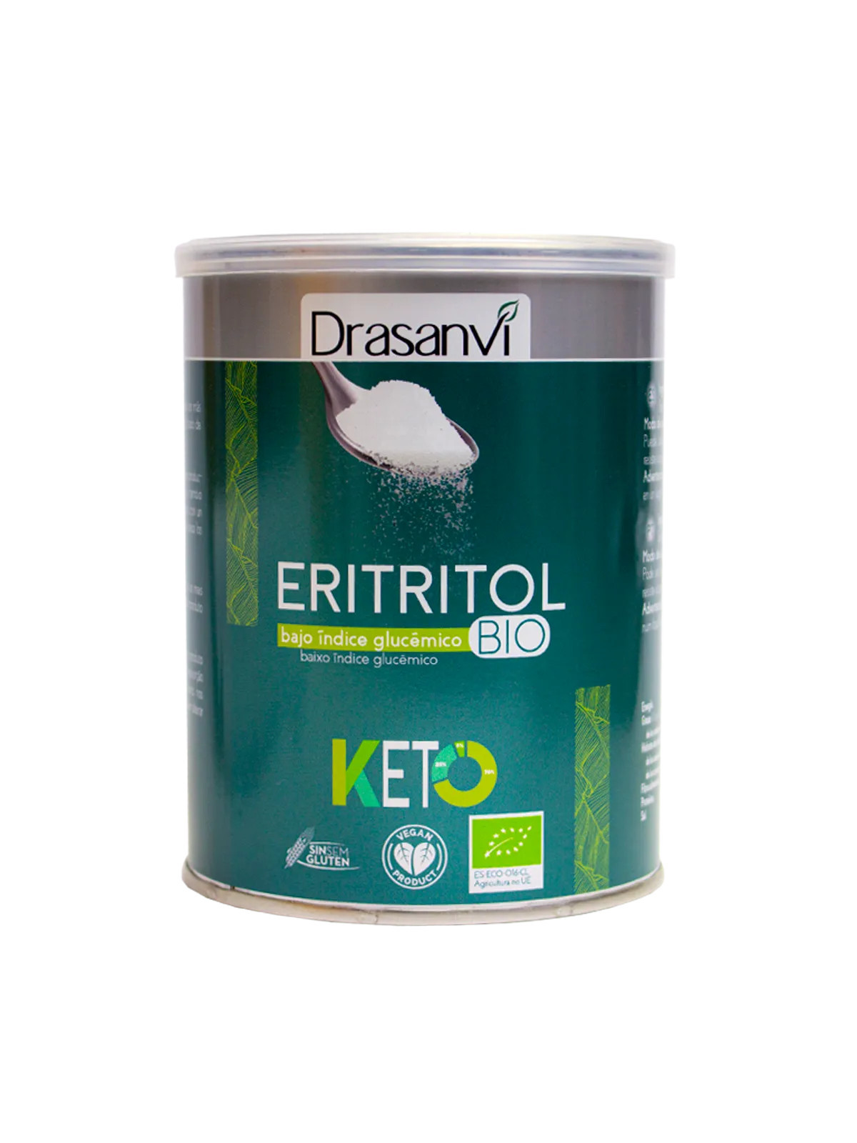 Drasanvi Érythritol Bio 500g Keto