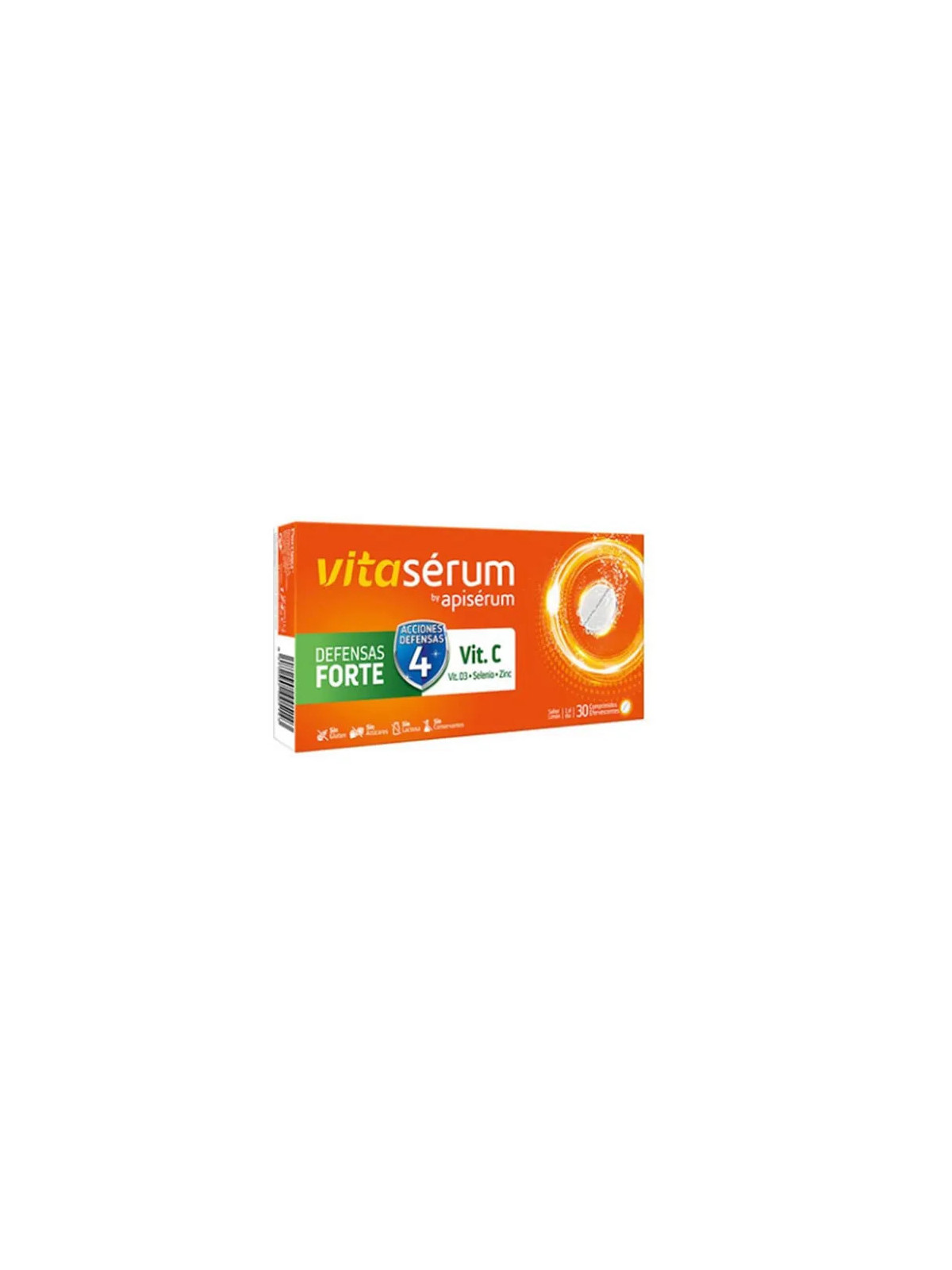 Vitaserum by Apiserum Defensas Forte Vitamine C 30 Comprimés