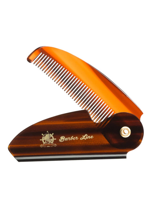 Eurostil Peigne Pliable Écaille Barbe & Moustache 1 unité