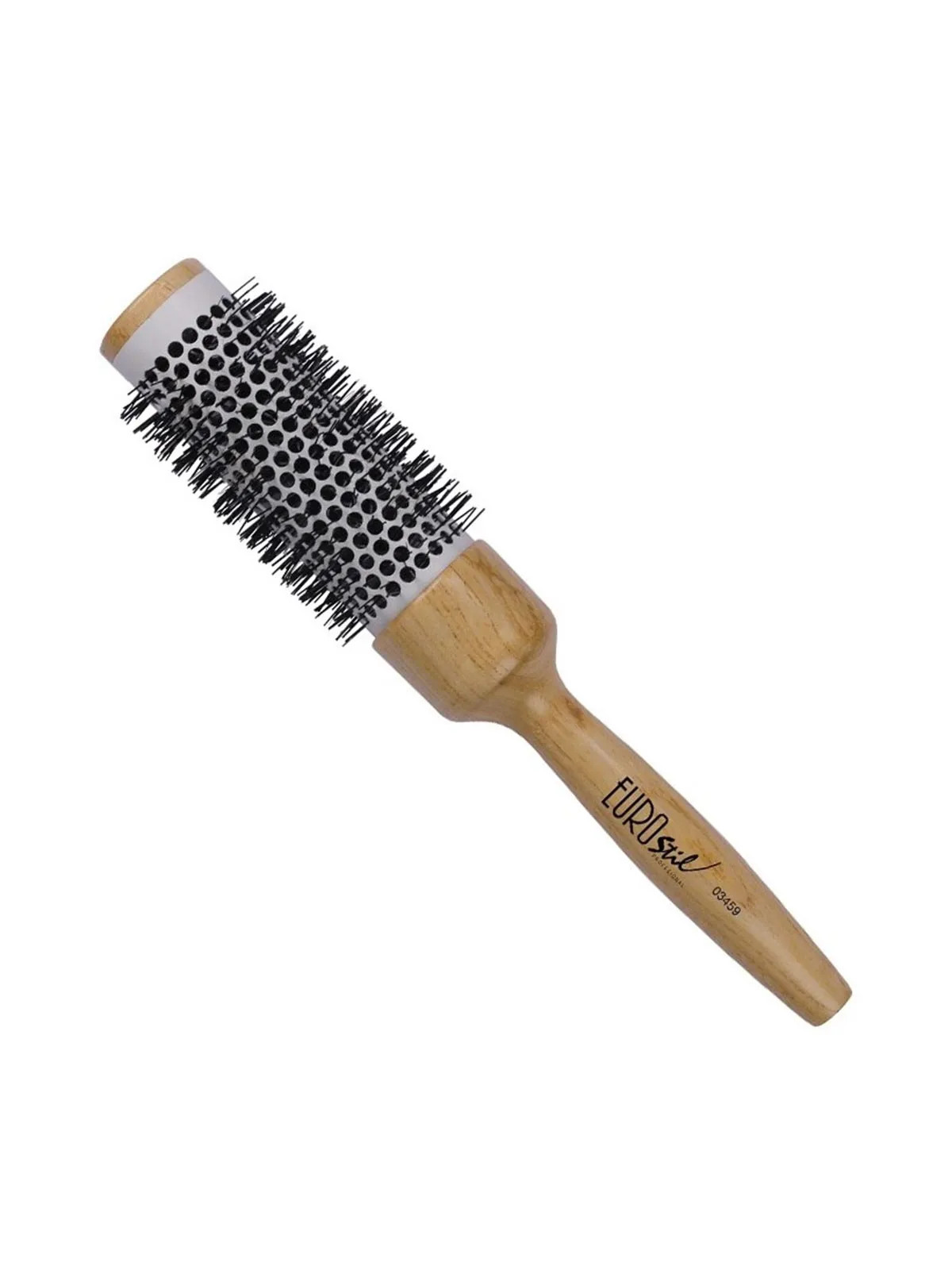 Eurostil Brosse Thermique Céramique Manche Bois 38mm 1 unité