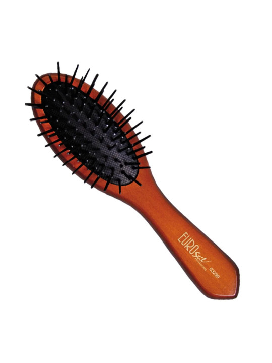 Eurostil Brosse Ronde Caoutchouc à Picots 35mm 1 Pièce