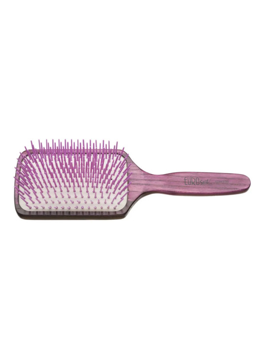 Eurostil Brosse Pneumatique Plate Picots Plastique Couleurs 1 Pièce