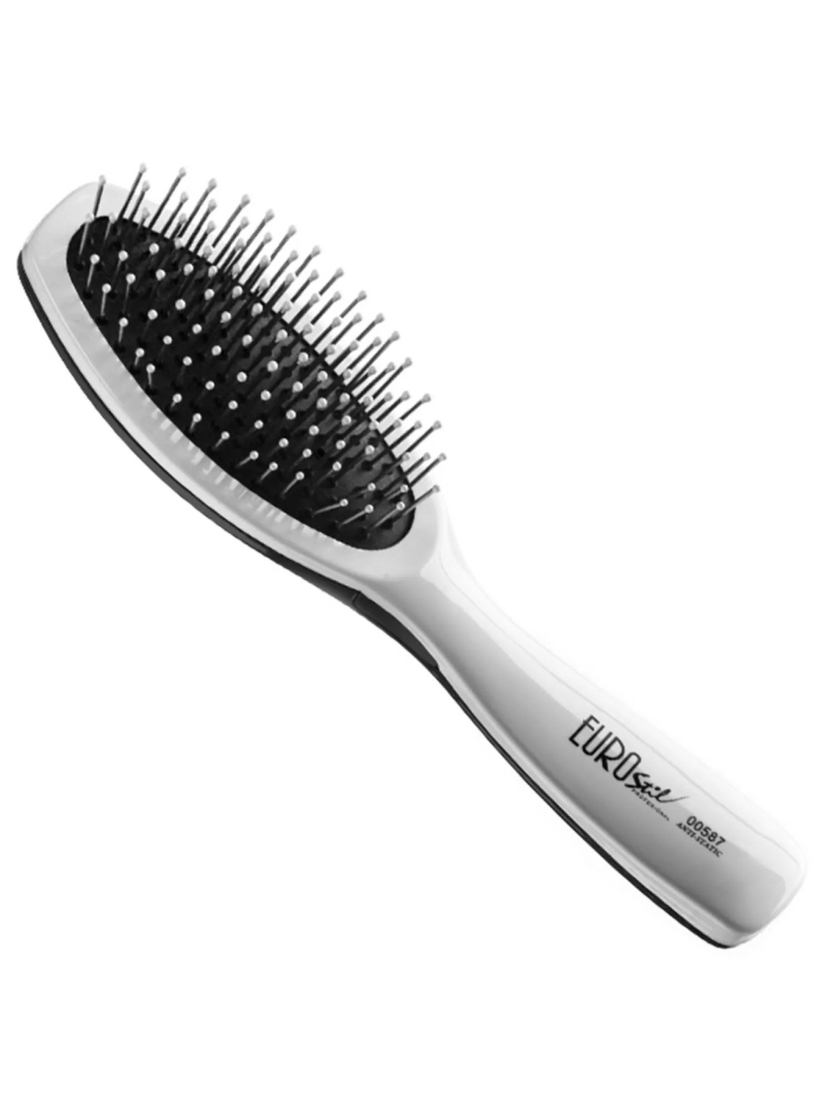 Eurostil Brosse Pneumatique Bicolore Antistatique Petite 1 unité