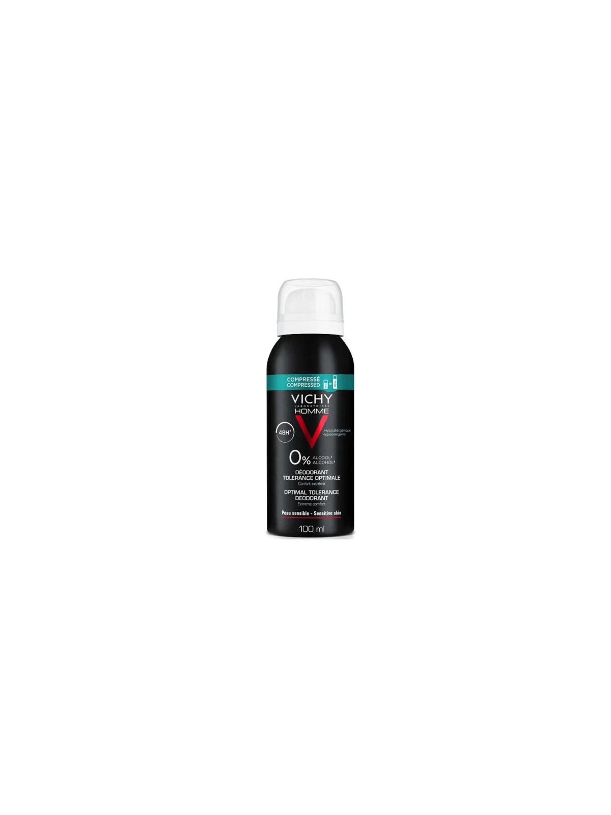 Vichy Homme Déodorant Tolérance Optimale 48H Spray 100ml