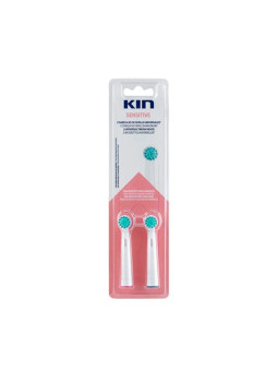 Kin Brosse à Dents Électrique Sensitive - Têtes de Remplacement 2 unités