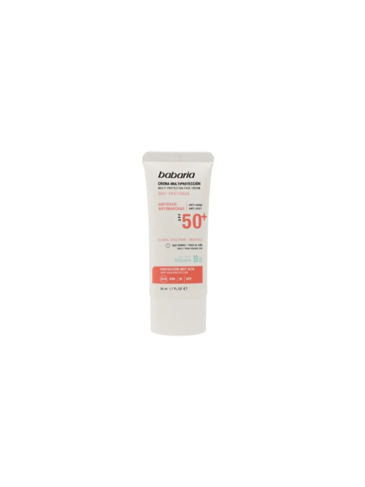 Babaria Solar Multiprotection Crème Anti-Taches SPF 50 50ml