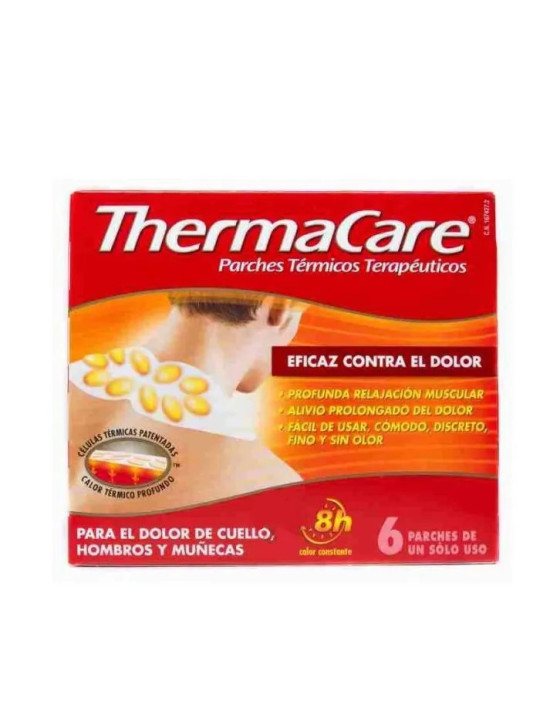Thermacare Patchs Thermiques Thérapeutiques Nuque, Épaules et Poignets 6 Unités