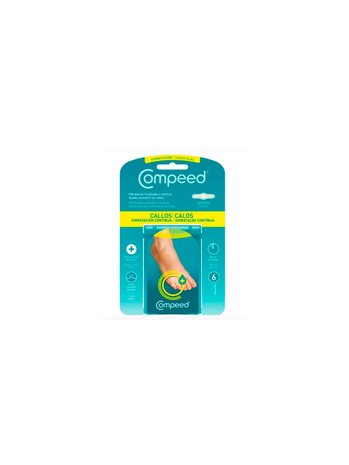 Compeed Callosités Hydratation Continue 6 unités